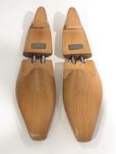 Berluti Paris Shoe Trees Natural Carved Wood Stretchers Shapers Men's UK 9 US 10