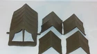 VINTAGE MARX BATTLEGROUND DESERT IWO US ARMY MILITARY 1 COMMAND & 4 PUPS TENTS