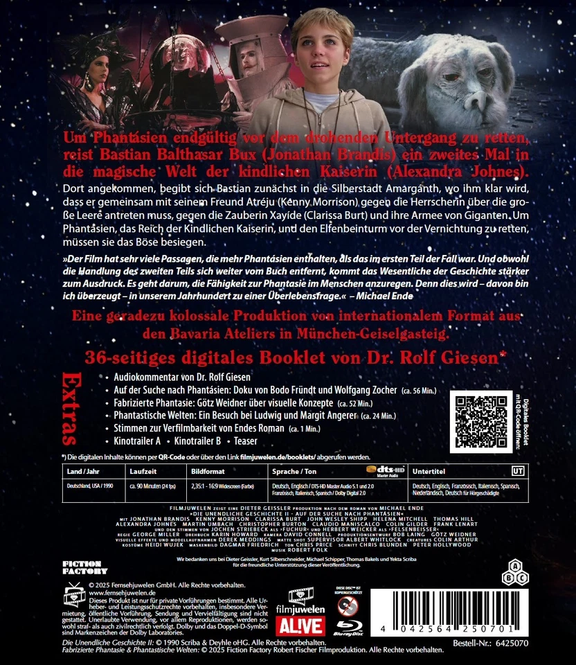 Die unendliche Geschichte II - Auf der Suche nach Phantásien (Teil 2) [Blu-ray] - Bild 2 von 4