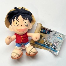 One Piece Monkey D Luffy 2001 Banpresto Plush With Tag