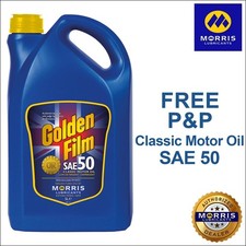 Morris SAE 50 Golden Film Classic Engine Motor Oil 5 Litre for Petrol & Diesel