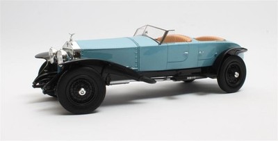 Rolls-Royce Phantom 10EX Barker black/blue 1926 - MXL1705-012 - Matrix 1:18