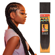 X-Pression Prestretched Braiding Hair - 3X Braid 58 Inch All Kanekalon Flame Ret