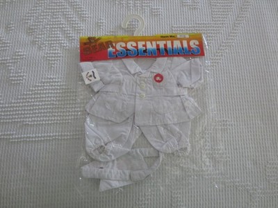 NIP ESSENTIAL Mend-A-Friend BEAR 3-Pc. White  NURSE UNIFORM