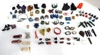 GI JOE 3 3/4" 80s 90's Helmets Chest Pieces Accessories Packs & PARTS LOT of 95