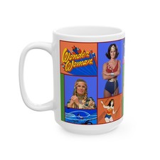 Wonder Woman TV Show Mug 15oz, Coffee Cup, Classic TV Show
