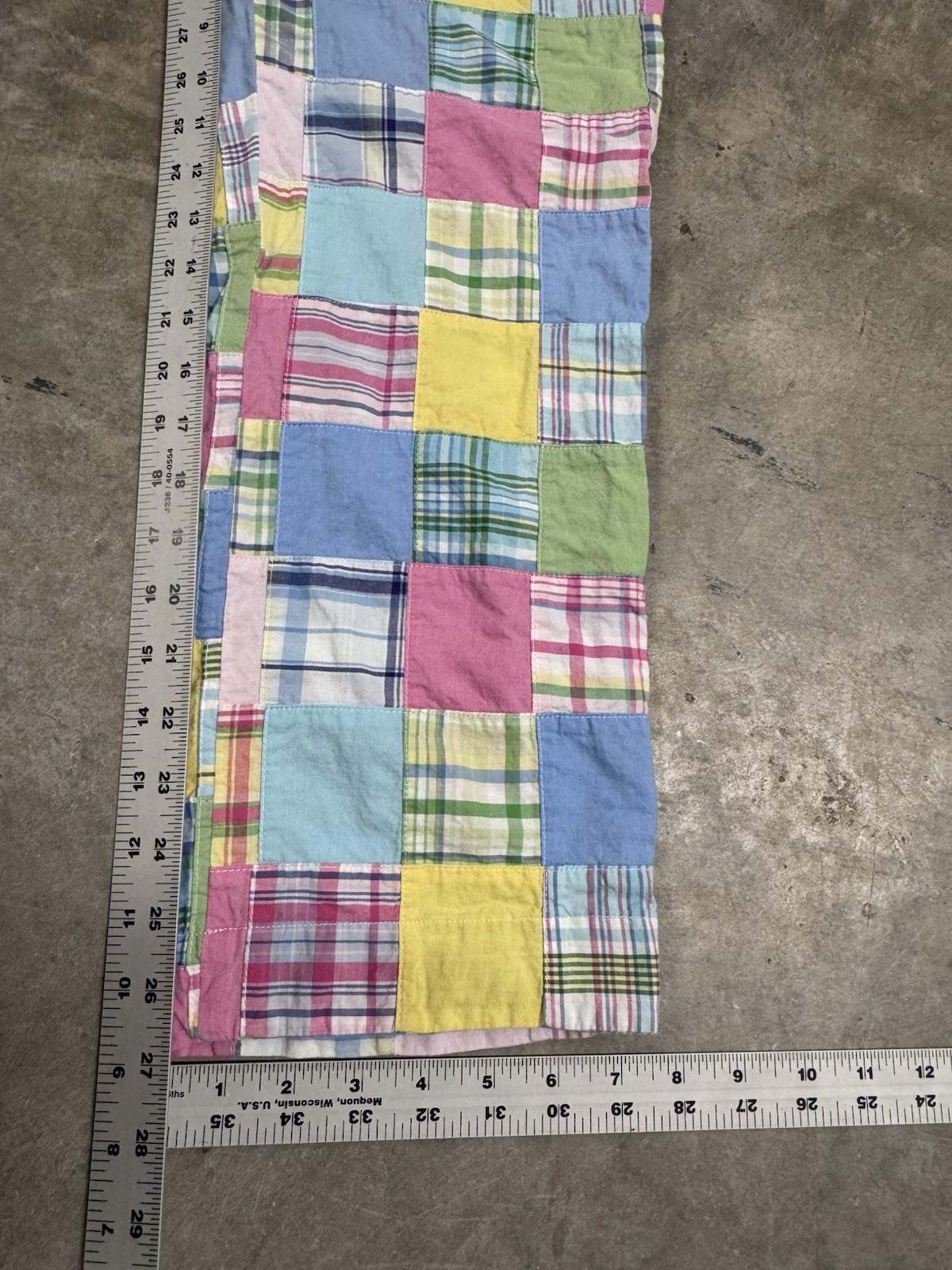 Brooks Brothers Patchwork Madras Pants Womens 8 M… - image 4