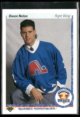 1990-91 Upper Deck Owen Nolan RC #352 Quebec Nordiques