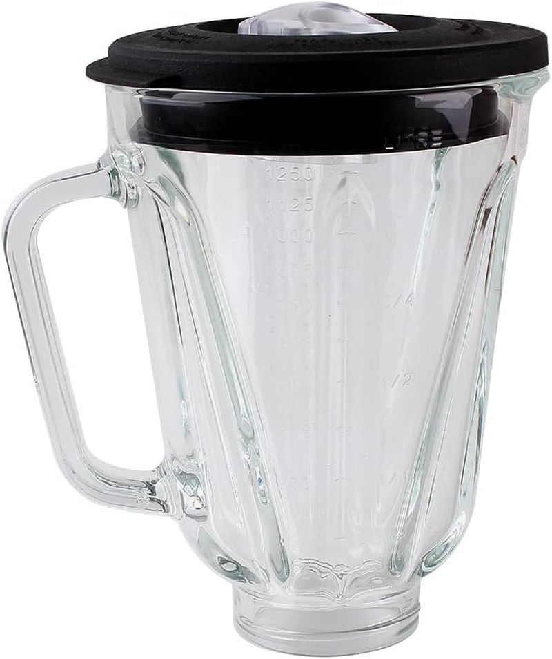 Replacement Parts Glass Jar with Lid, Compatible with Hamilt