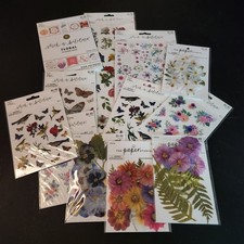 Brand New Stickers Most Floral Birds Crafts Scrapbooking Photo Albums