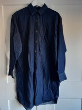 Uniqlo Women's Denim Long Sleeve Shirt Dress XL
