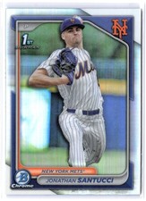 Jonathan Santucci (RC) 1st Chrome Refractor 2024 Bowman BDC-65 Rookie Card