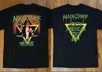 Alice Cooper A Nocturnal Vacation Welcome To My Nightmare 2014 Tour T-Shirt
