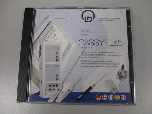 CASSY Lab Software Version 1.3 3 Messdatenaufnahme Auswertung
