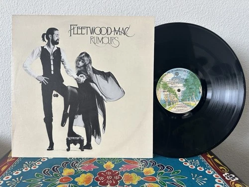 FLEETWOOD MAC Rumours WARNER LP VG+ Insert Original 1st Press Textured Cover