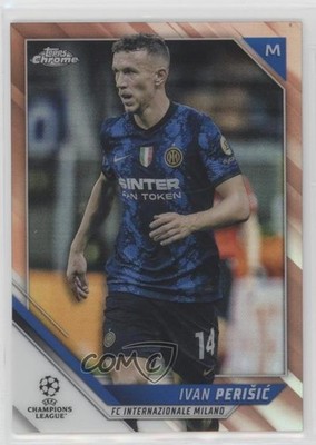 2021-22 Topps Chrome UCL Rose Gold Refractor 111/125 Ivan Perisic #158 0q26