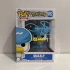 Funko Pop! Vinyl: Pokémon - Quaxly #1012 SIGNED BY DAMAN MILLS, With Protector