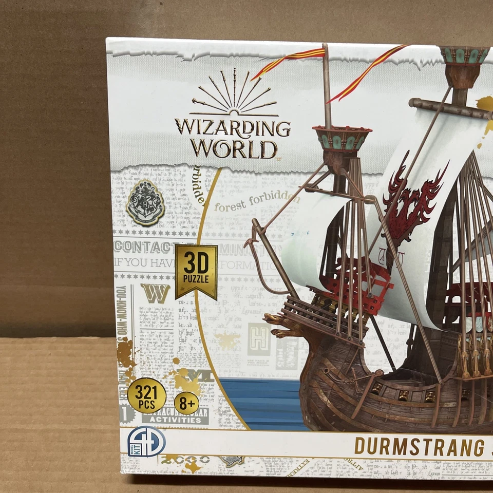 Harry Potter DURMSTRANG SHIP 3D Puzzle Wizarding World 321 Piece - Image 4 of 4