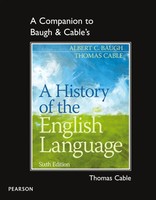 A Companion To Baugh & Cable's A History Of The English Language Cable (U. A.)