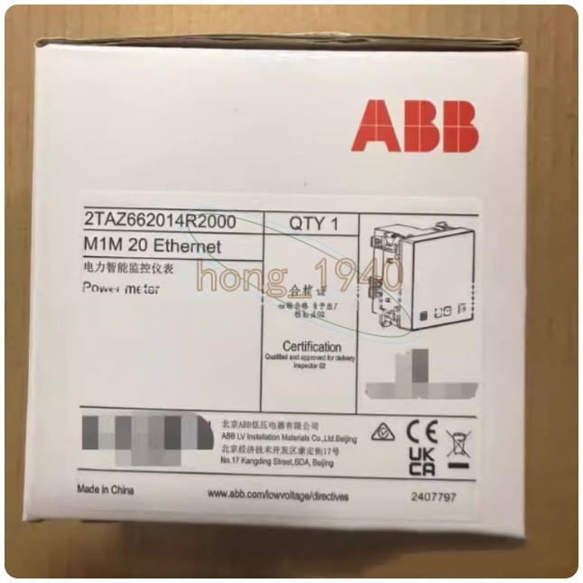 New One ABB M1M20 ETHERNET 2TAZ662014R2000 POWER METER