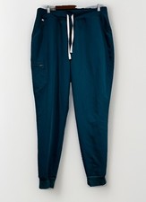 Figs High Waisted Zamora Jogger Scrub Pants Womens XXL Tall Teal Green