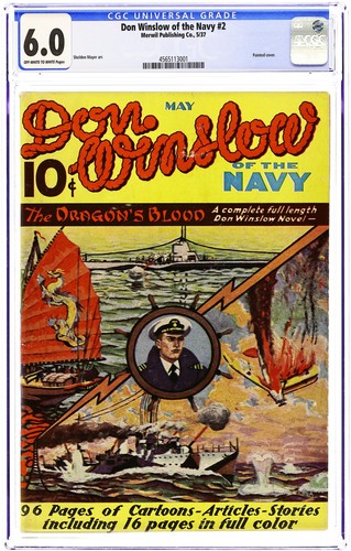 Don Winslow Of The Marine Pâte May 1937 Volume 1 #2 Cgc 6.0 4565113001 - Photo 1 sur 2