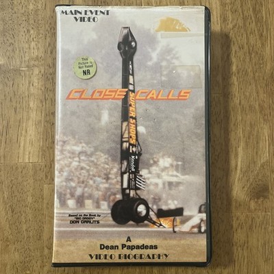Close Calls  Big Daddy  Don Garlits 1987 VHS by Dean Papadeas Drag Racing