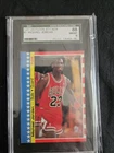 Fleer 1987-88 Sticker Michael Jordan #2 Chicago Bulls Basketball Card SGC 8!!