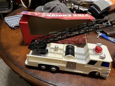 Vntg 1970  s Radio Shack Programmable Fire Engine With Original Box