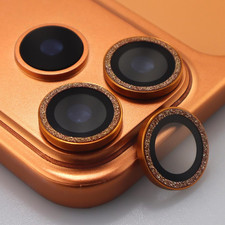 for Iphone 17 Pro / 17 Pro Max Camera Lens Protector Bling Glitter Metal Crystal