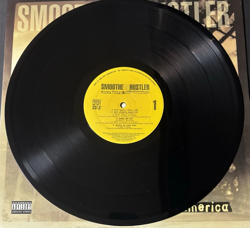 Smoothe Da Hustler Once Upon A Time In America 1996 US Original Press 2LP Vinyl - Image 4 of 4