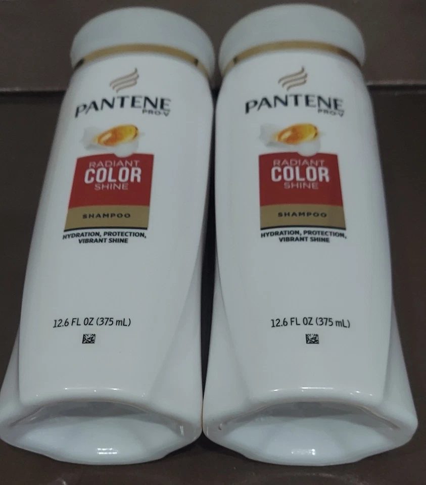 Lot of 2 PANTENE PRO-V Radiant Color Shine Shampoo 12.6 OZ Each - Image 3 of 3