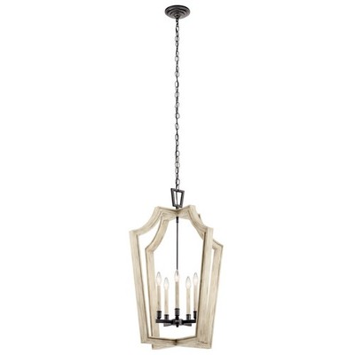 Botanica 5-Light Transitional Chandelier in Anvil Iron