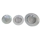 Coca-Cola Vintage 12 Piece Clear Embossed Glass Dishware Set 1990s Pre Owned