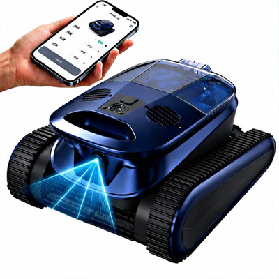 SAT40 Poolroboter swimming pool robot für Boden Wand & Wasserlinie APP Control