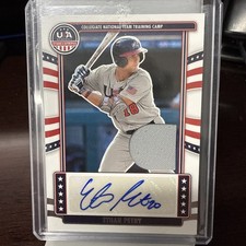 2024 USA Baseball Stars & Stripes College Ethan Petry Auto /199. Nationals Star