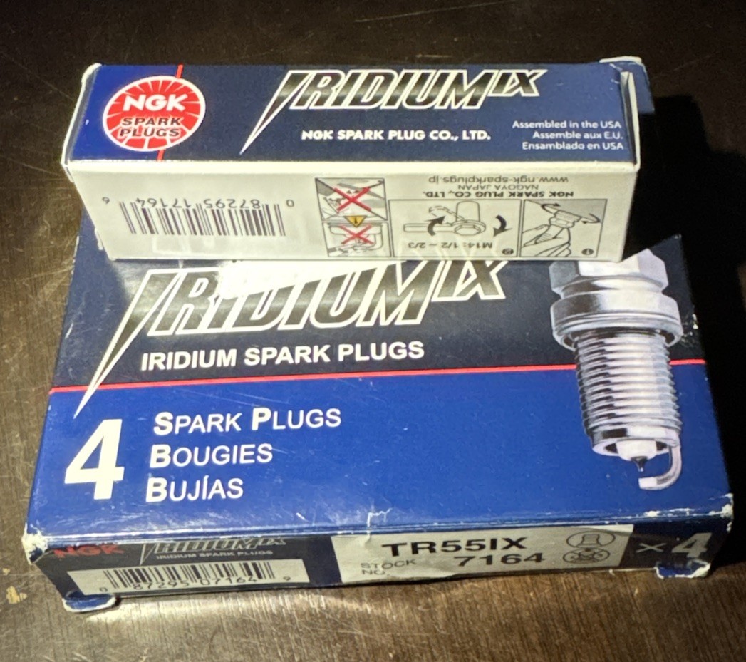 QTY 4 NGK Iridium IX Spark Plug TR55IX 7164 For Buick Chevy Ford Mazda Mercury