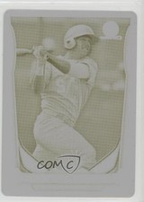 2014 Bowman Draft Printing Plate Yellow 1/1 Hunter Dozier #CTP-46 fm0