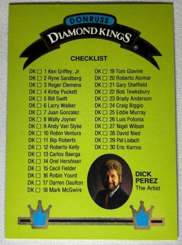 Darren Daulton #DK-17 1993 Donruss Diamond Kings card
