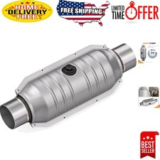 Universal 3 Catalytic Converter With O2 Port One- Guarantee