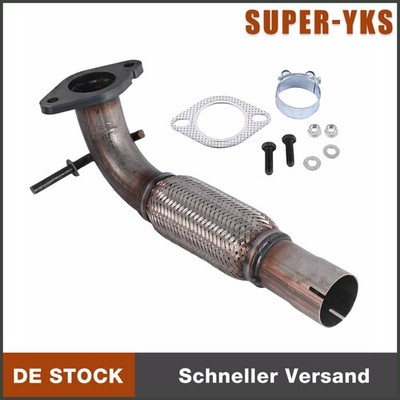 Flexrohr Flexibles Flexstück Auspuffrohr für Ford Fiesta MK6 08- 1.0 Ecoboost