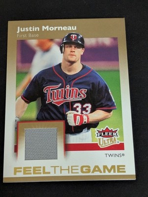 Morneau, Justin - 2007 Fleer Ultra - Feel The Game - Swatch
