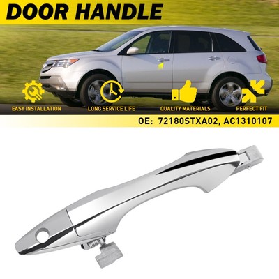 Exterior Outer Outside Door Handle Chrome Front Left for Acura MDX 2007 to 2013
