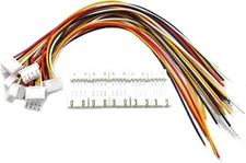 20 Sets Jst Xh 2.54 4 Pin Connector Plug Male with 200mm Wire & Female... 