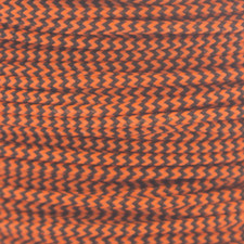 10', 25', 50', 100' Flo Orange & Black D Loop BCY #24 Rope Material