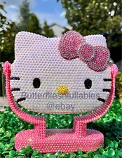 Hand Placed Rhinestone Bling Hello Kitty Gift...