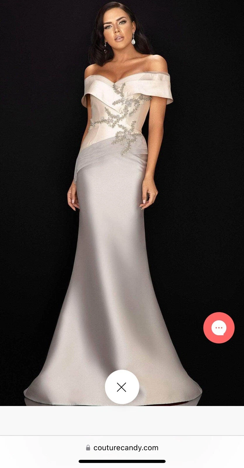 Terani Couture taglia 14 2011M2159 nuovo con etichetta