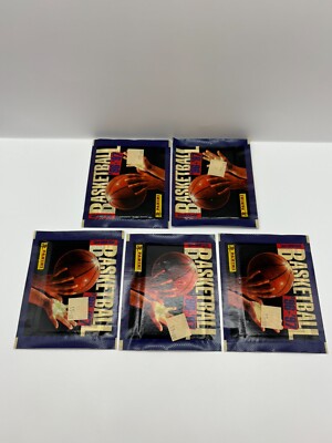 Panini NBA Basketball 96-97 Sticker Collection 5 x Sealed Sticker Packs Packets