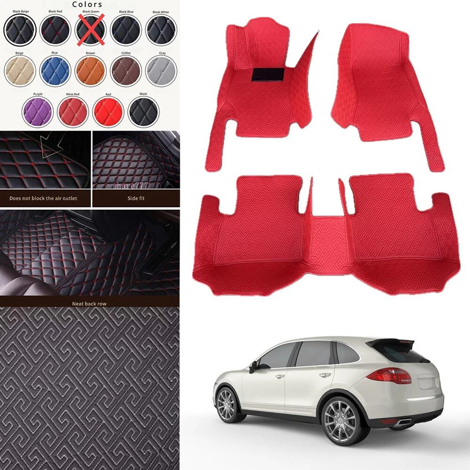 For Renault All Models Car Floor Mats Carpets Leather Waterproof 2000-2023 Rug Foto 4 de 4