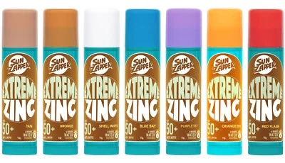 Sun Zapper Extreme Zinc Stick SPF50+ Mineral Sunscreen Sun Cream Stick 15g NEW